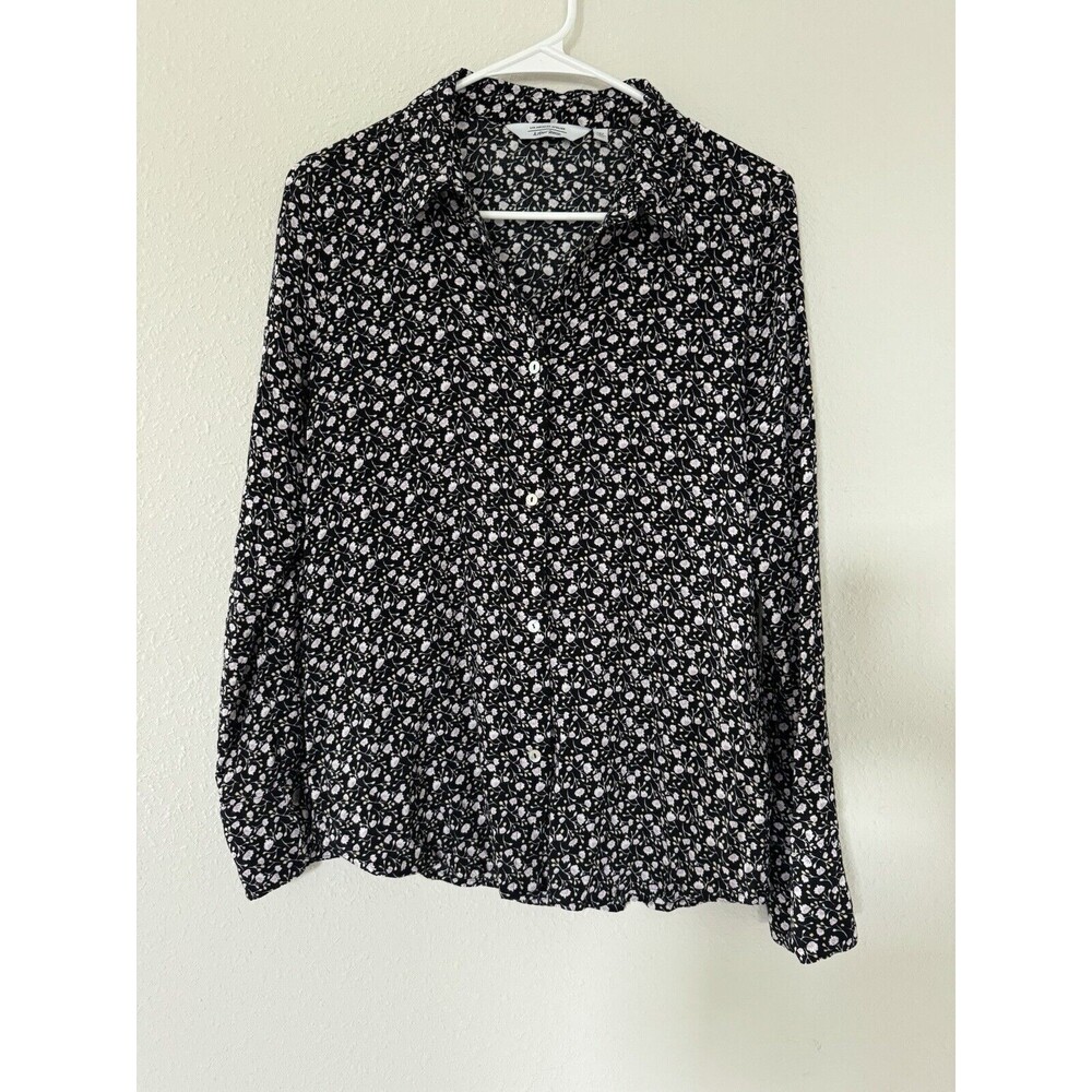 Los Angeles Atelier & Other Stories Ditsy Floral Button Down Feminine Top Size 2